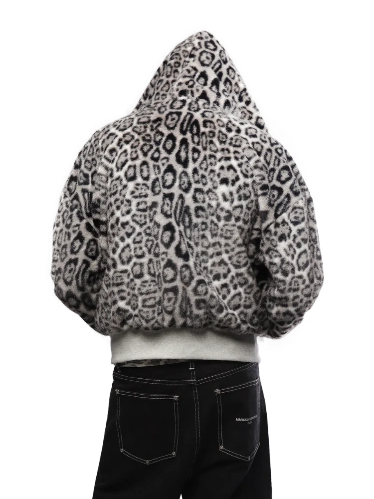 Ruchly™ Reversible Eco-Fur Zip Hoodie