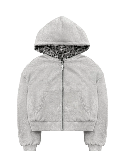Ruchly™ Reversible Eco-Fur Zip Hoodie